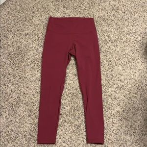 new women’s lululemon leggings 25”